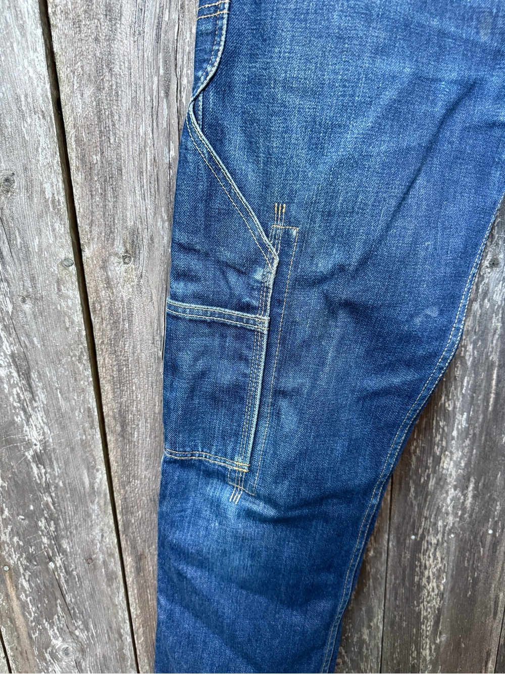Junya Watanabe x Comme des Garçon MAN Dark Blue Denim Carpenter Jeans M AD2009 - Picture 4 of 16